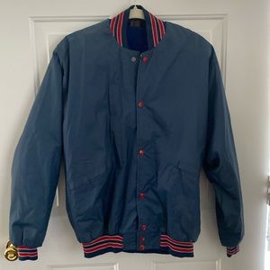 Vintage 80’s Windless Flapjacket Bomber Jacket. Made in USA. Size Large